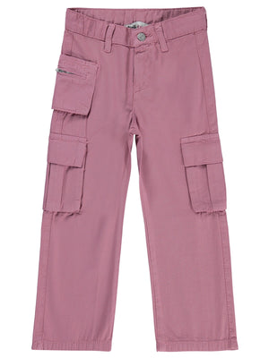 Civil Girls Üç Cepli Kargo 6-9 Yaş Pantolon - Pembe
