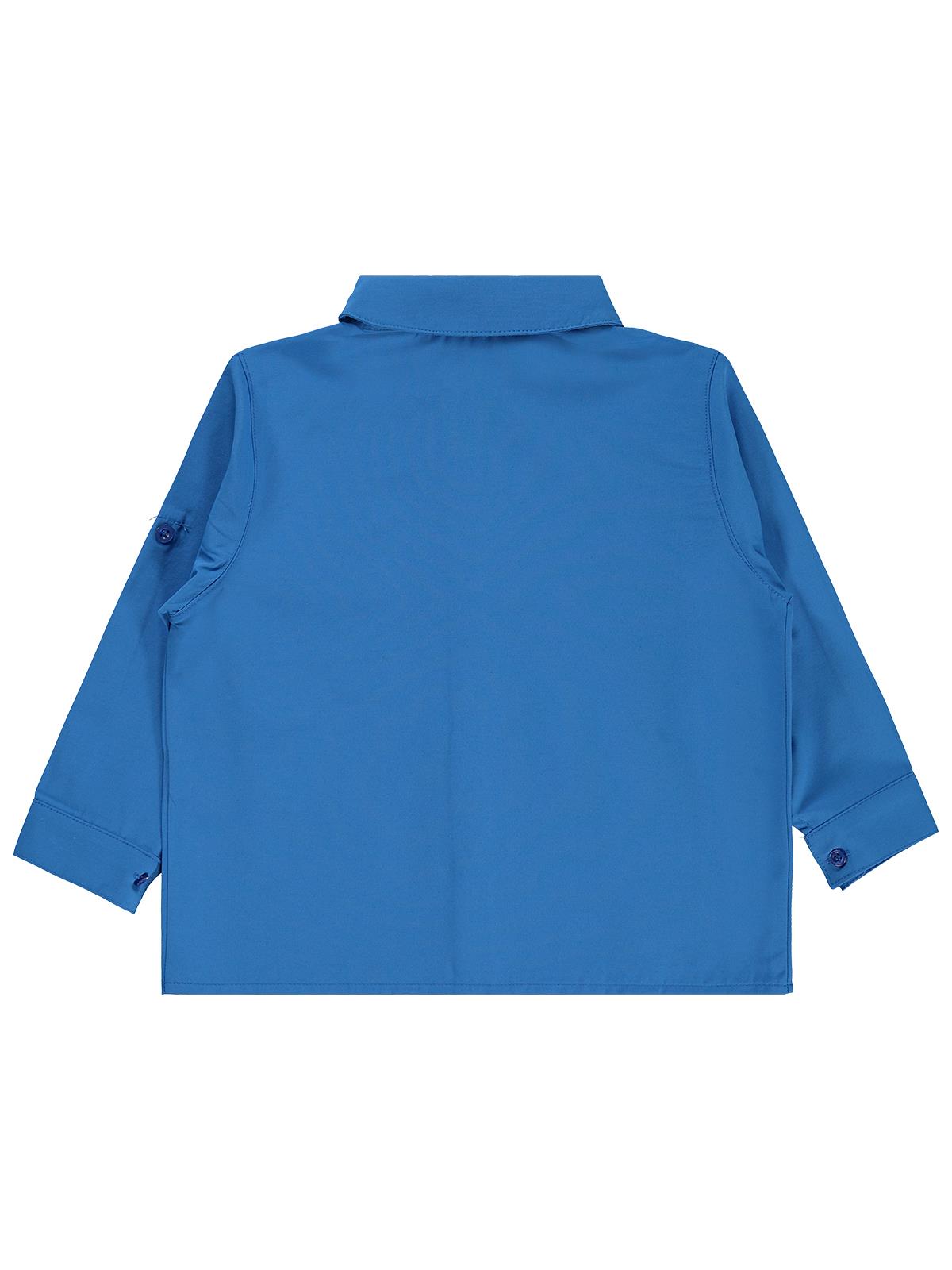 Civil Boys Sailin Baskılı Tişörtlü 2-5 Yaş Gömlek - Mavi