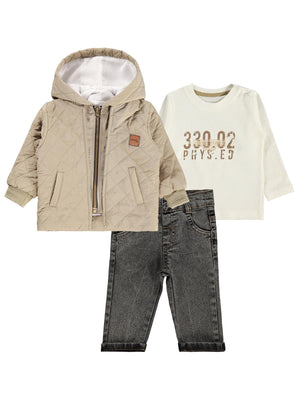 Concept Montlu 4'lü 6-18 Ay Takım - Bej