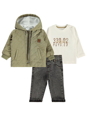 Concept Montlu 4'lü 6-18 Ay Takım - Haki