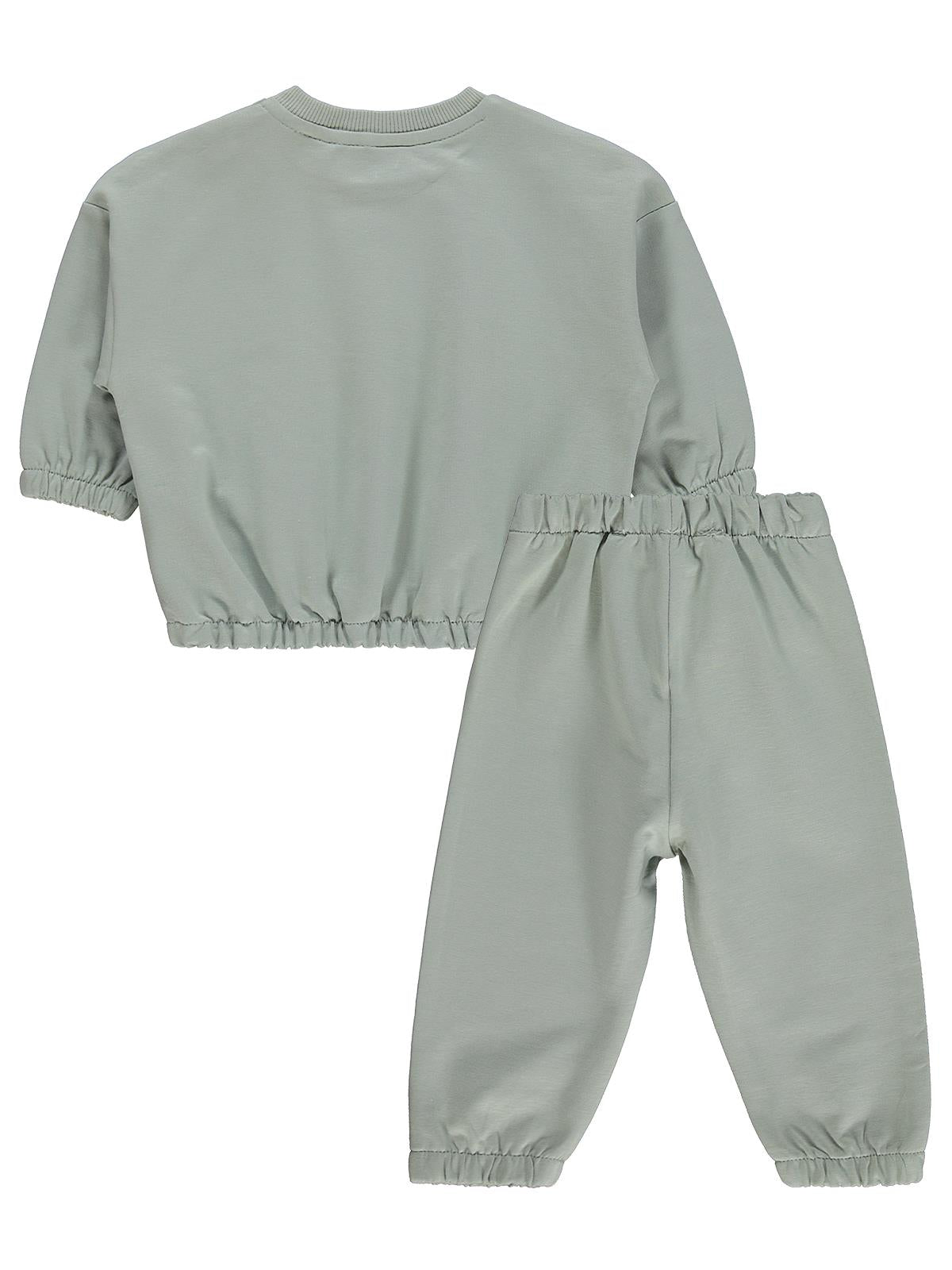 Civil Baby Karışık Fiyonk Baskılı 6-18 Ay Takım - Yeşil