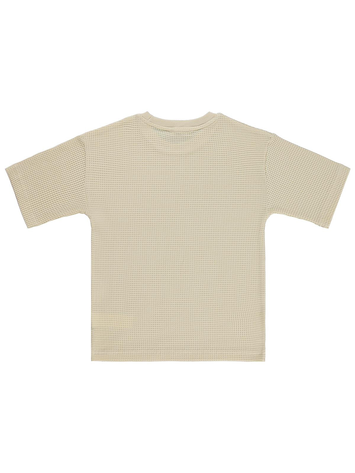 Civil Boys Basic Waffle 10-13 Yaş Tişört - Sarı