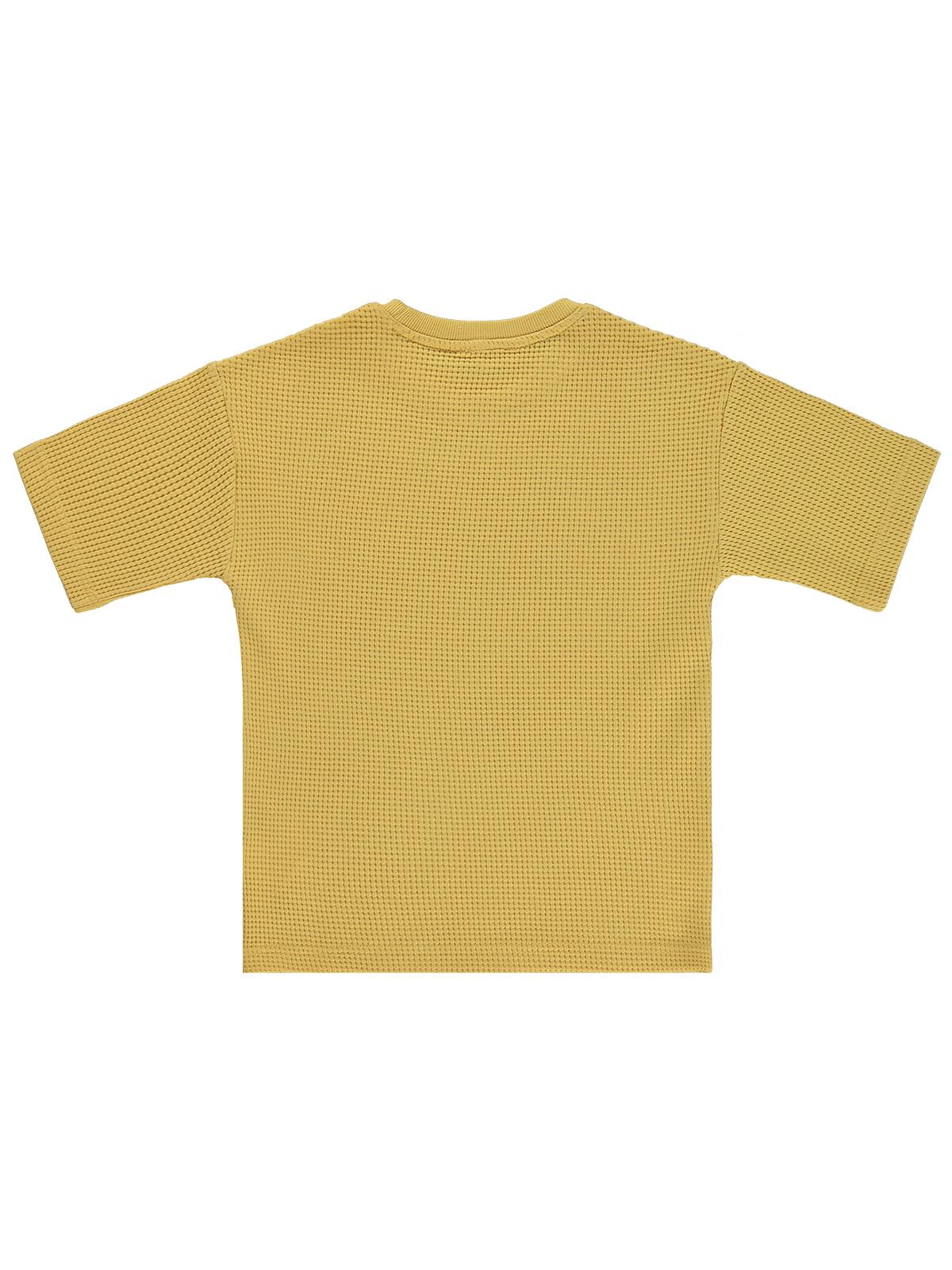 Civil Boys Basic Waffle 10-13 Yaş Tişört - Sarı