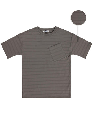 Civil Boys Basic Önü Cepli 10-13 Yaş Tişört - Kahverengi