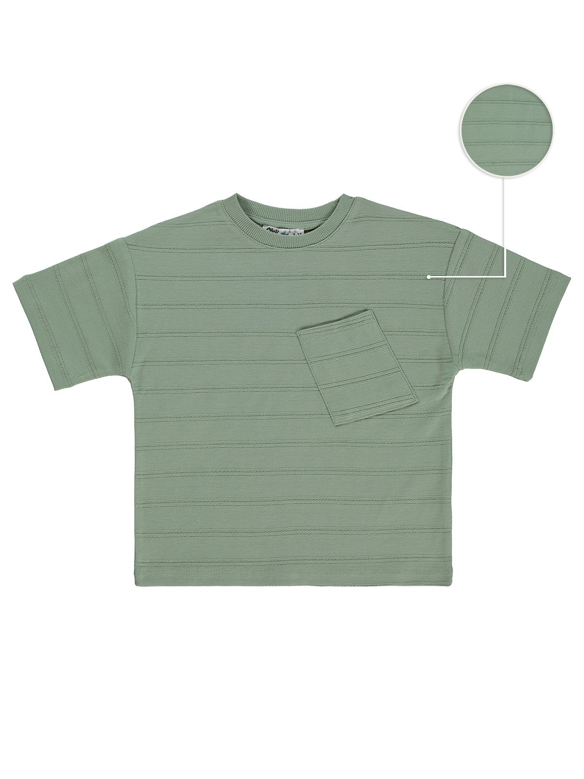 Civil Boys Basic Önü Cepli 2-5 Yaş Tişört - Beyaz