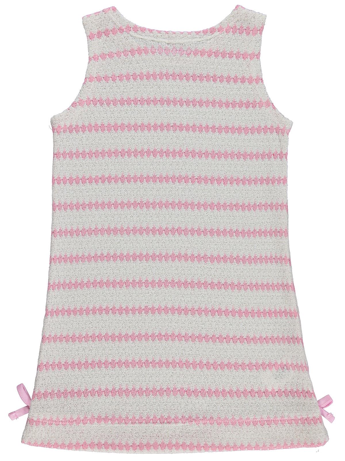 Civil Girls Fiyonklu 6-9 Yaş Elbise - Mavi