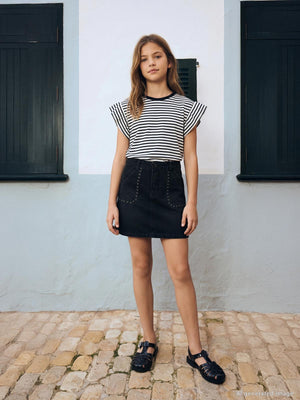 Civil Girls Tokalı 36-40 Numara Sandalet - Siyah