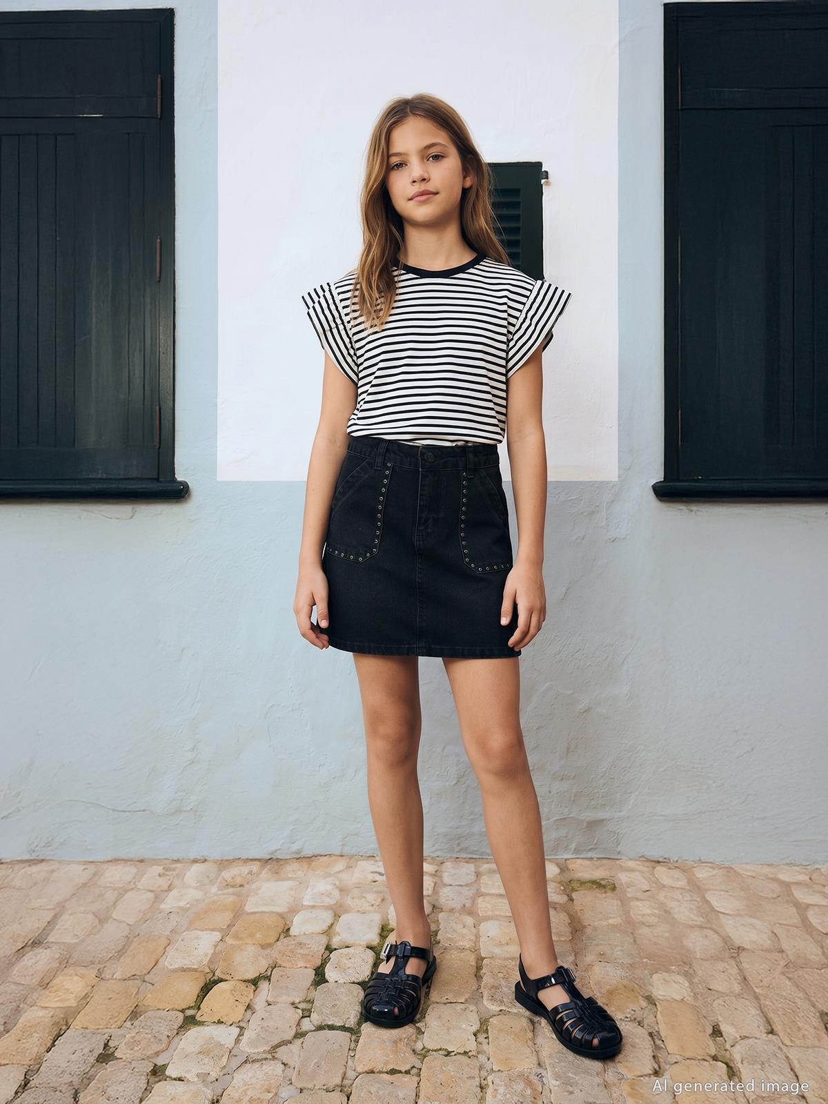 Civil Girls Tokalı 36- Sandalet - Siyah