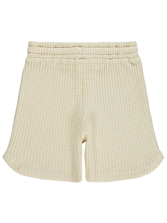 Civil Boys Basic Waffle 6-9 Yaş Şort - Kahverengi