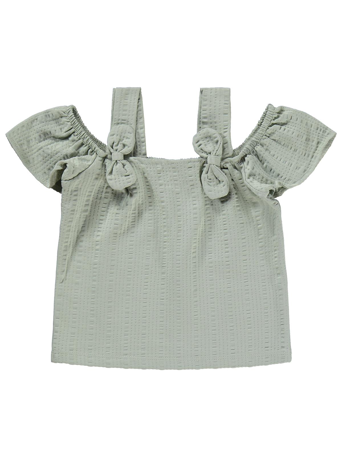 Civil Baby Fiyonk Askılı Şortlu 6-18 Ay Takım - Yeşil