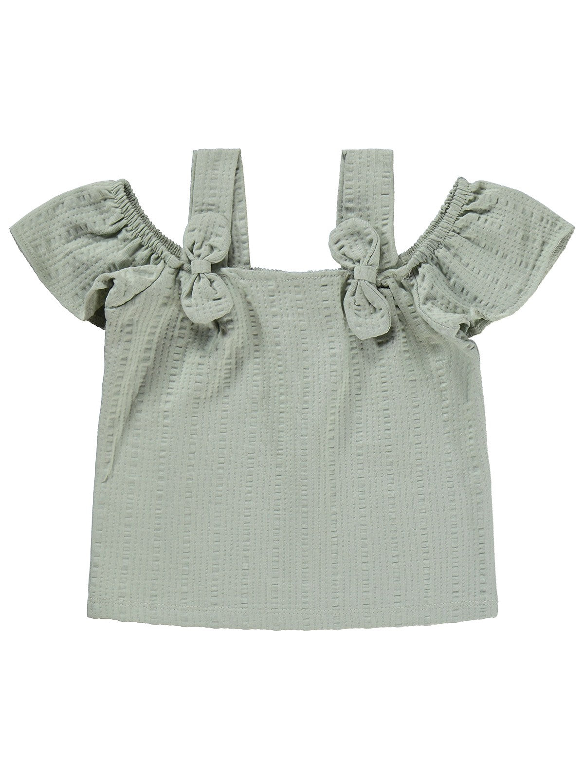 Civil Baby Fiyonk Askılı Şortlu 6-18 Ay Takım - Yeşil