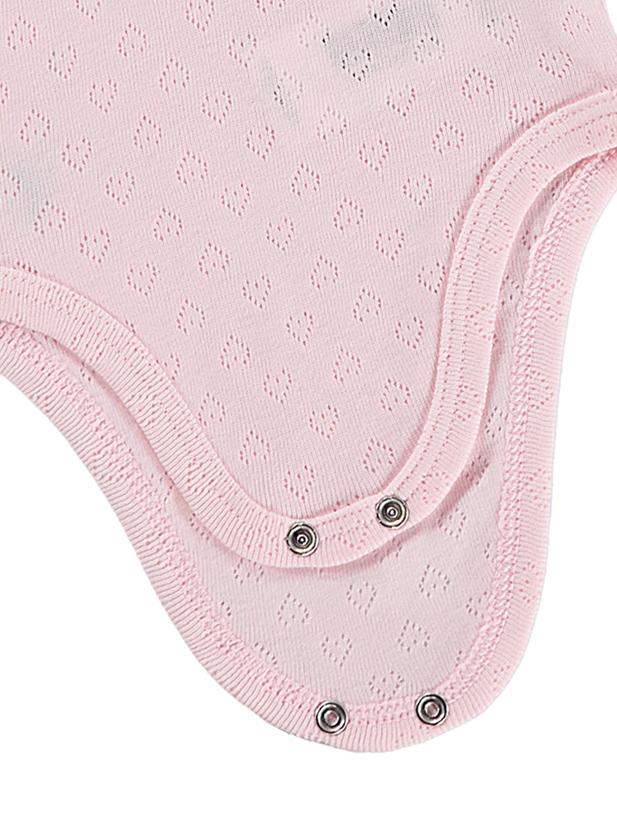 Civil Baby Jakarlı 3-36 Ay Çıtçıtlı Badi - Pembe
