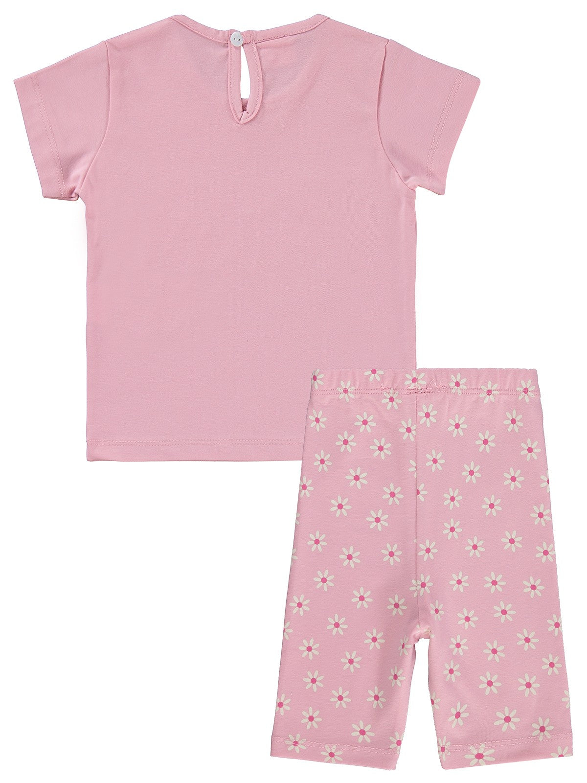 Civil Baby Kelebek Nakışlı 6-18 Ay Takım - Pembe