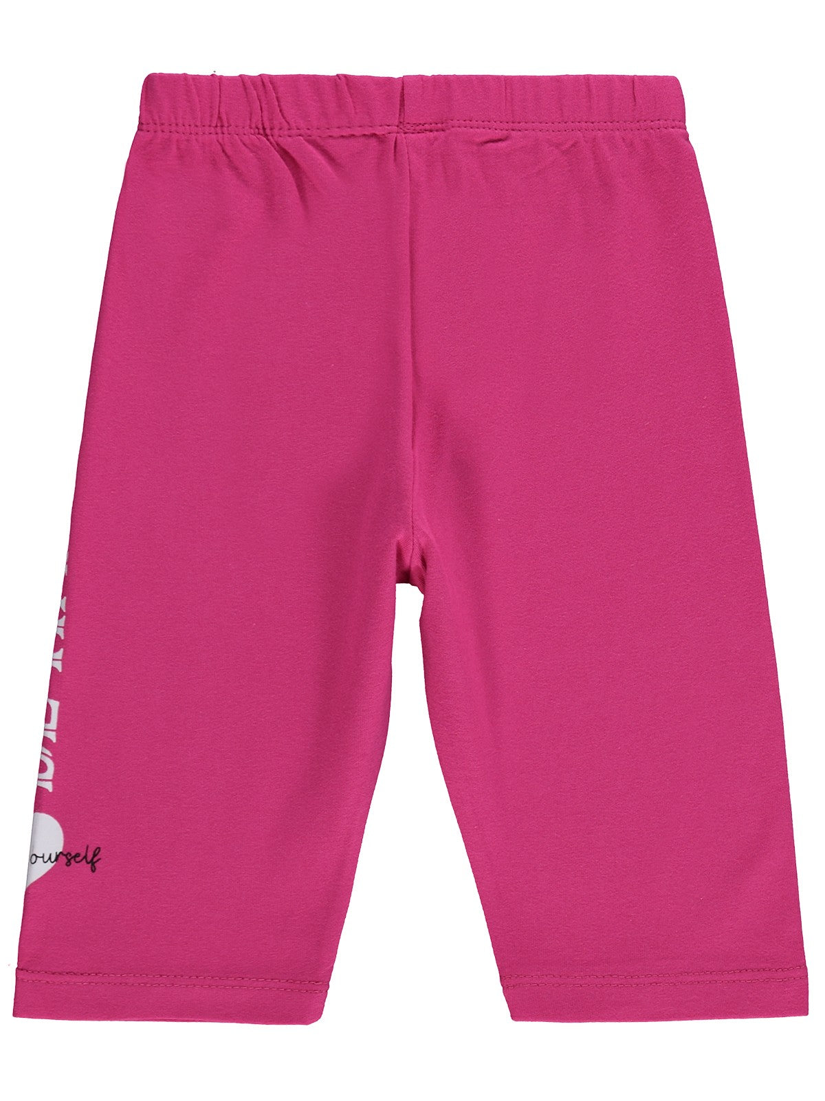 Civil Girls Be Happy Baskılı 2-5 Yaş Tayt  - Fusya