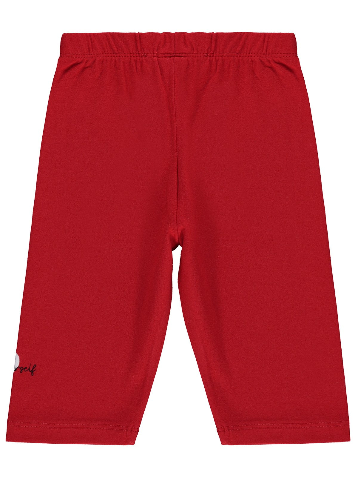 Civil Girls Be Happy Baskılı 2-5 Yaş Tayt  - Kırmızı