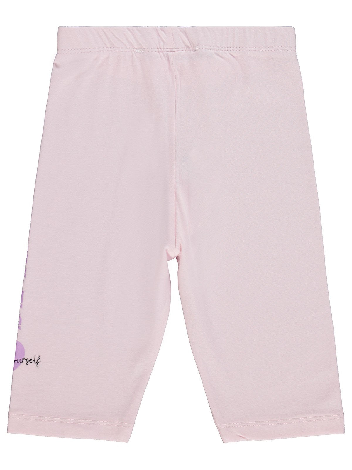 Civil Girls Be Happy Baskılı 2-5 Yaş Tayt  - Pembe