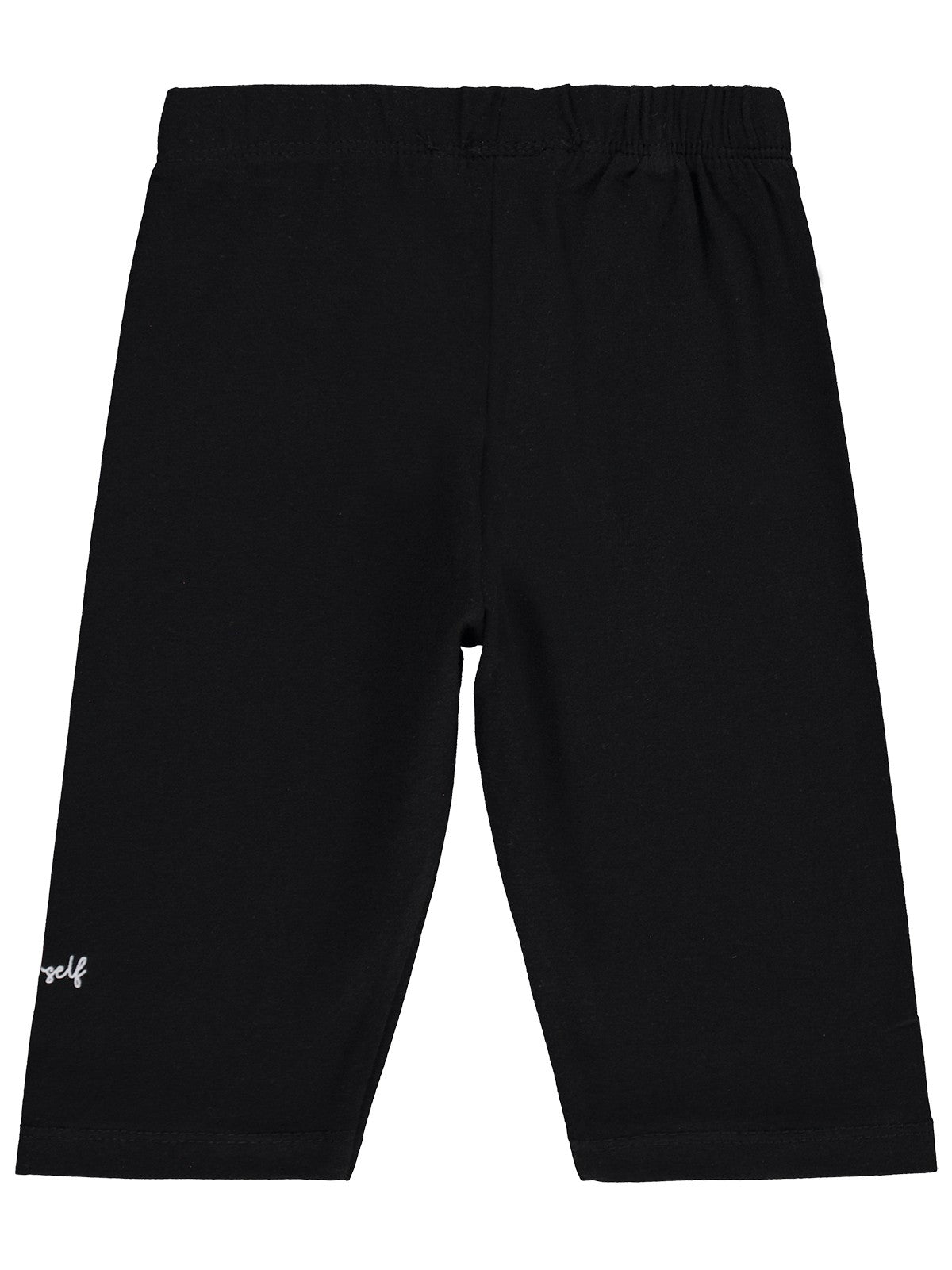 Civil Girls Be Happy Baskılı 2-5 Yaş Tayt  - Siyah