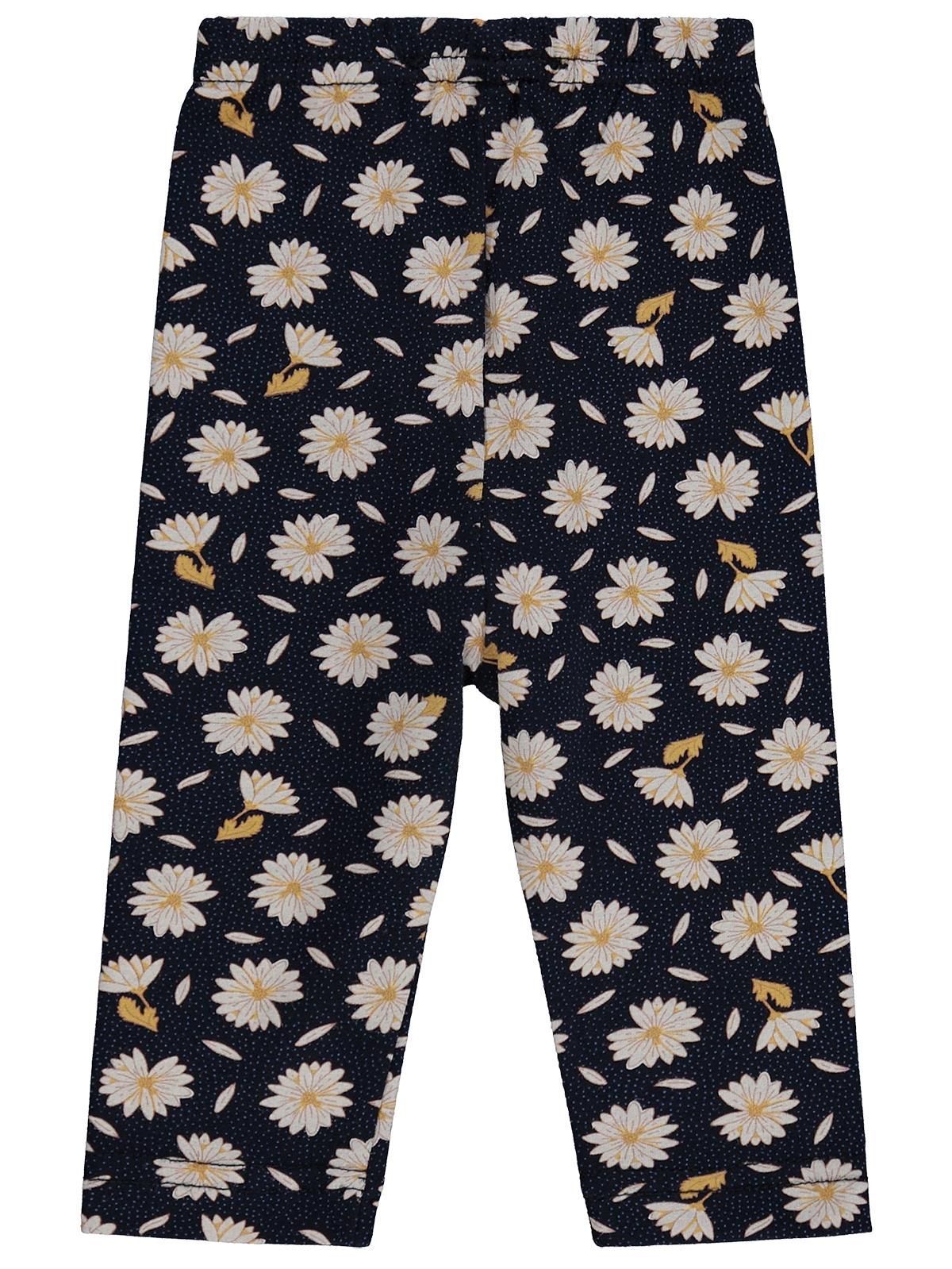 Civil Baby Papatya Baskılı 6-18 Ay Tayt - Lacivert