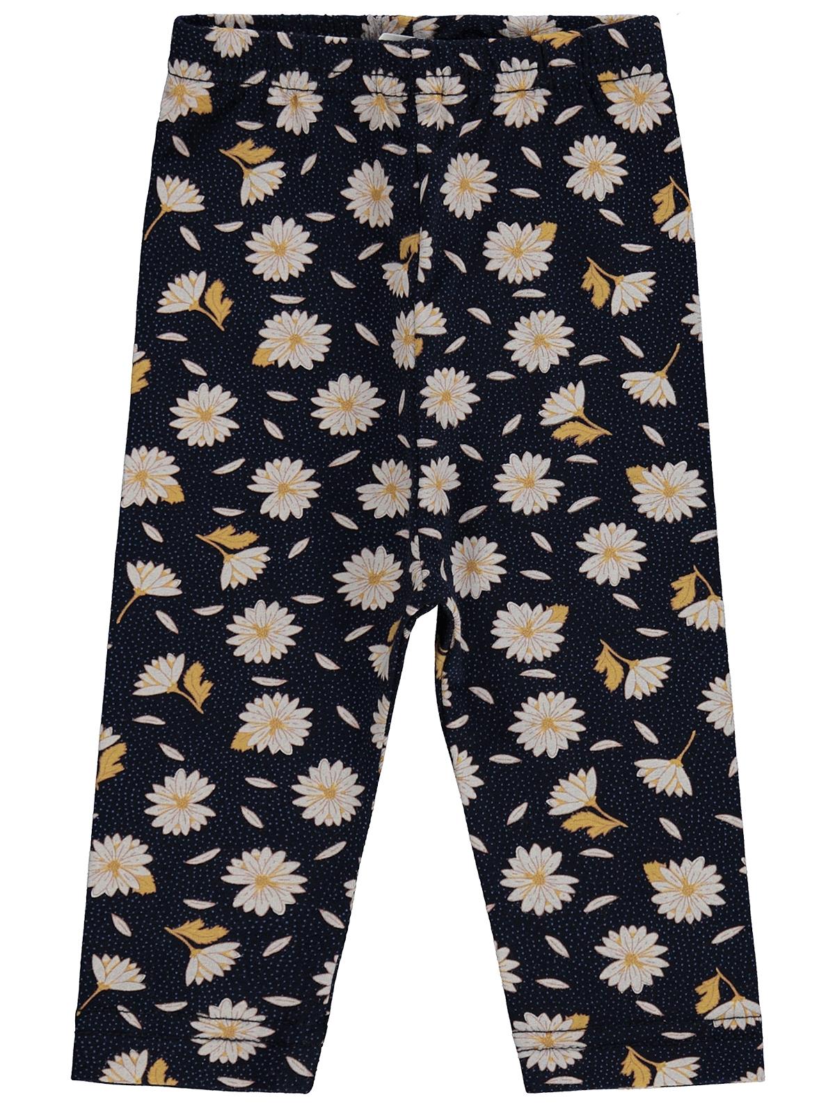 Civil Baby Papatya Baskılı 6-18 Ay Tayt - Lacivert