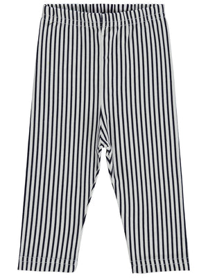 Civil Baby Çizgi Baskılı 6-18 Ay Tayt - Siyah