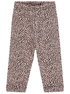 Civil Baby Leopar Baskılı 6-18 Ay Tayt - Siyah