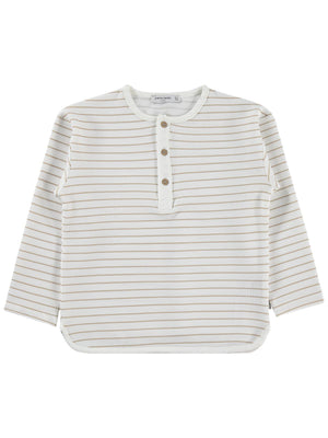 Pierre Cardin Önü Düğmeli 6-9 Yaş Sweatshirt - Ekru