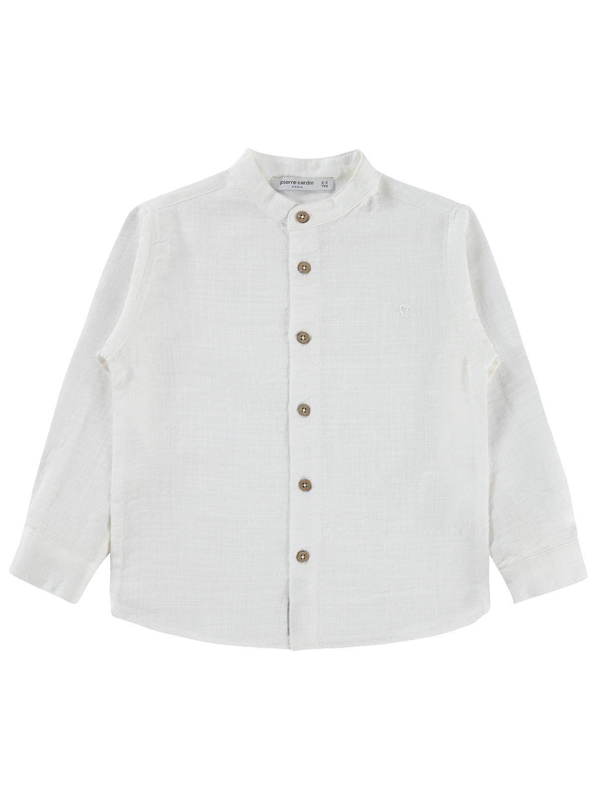 Pierre Cardin Hakim Yaka 2-5 Yaş Gömlek - Beyaz