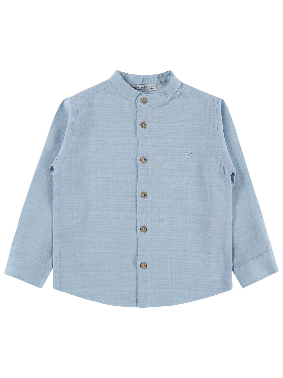 Pierre Cardin Hakim Yaka 2-5 Yaş Gömlek - Mavi