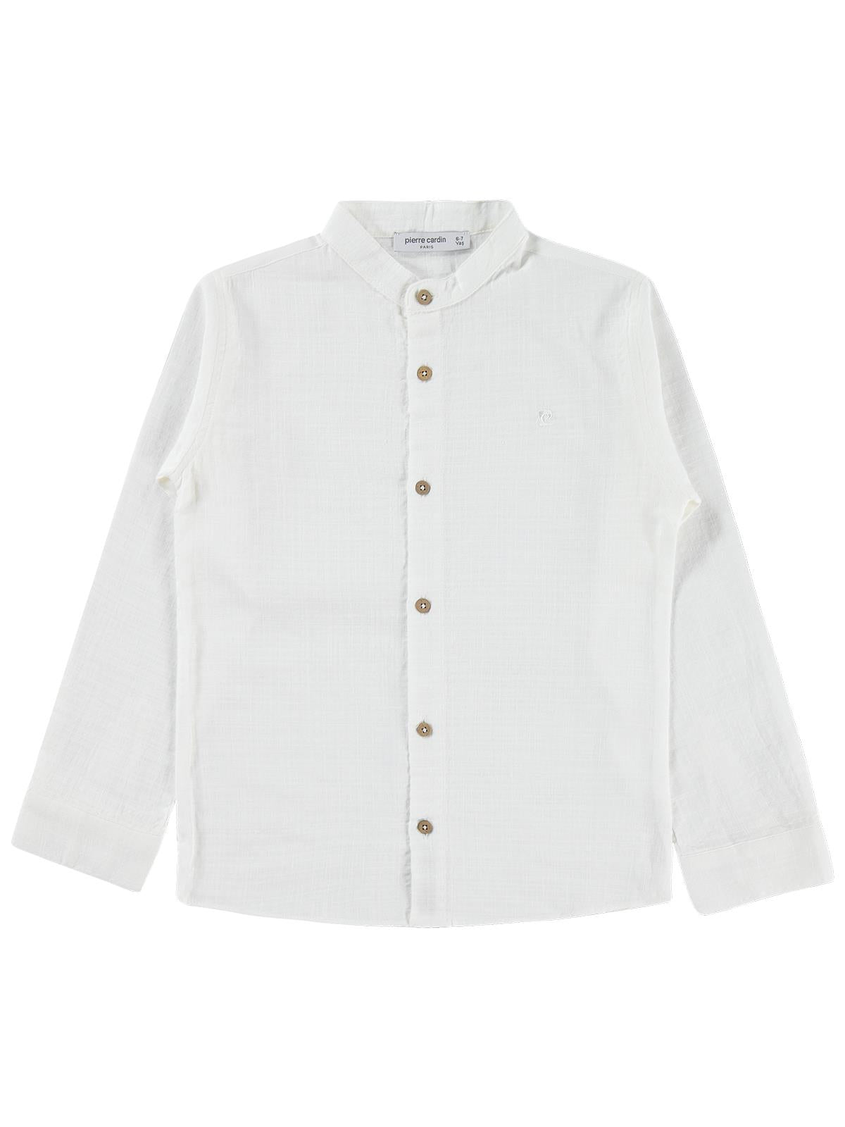 Pierre Cardin Hakim Yaka 10-12 Yaş Gömlek - Beyaz