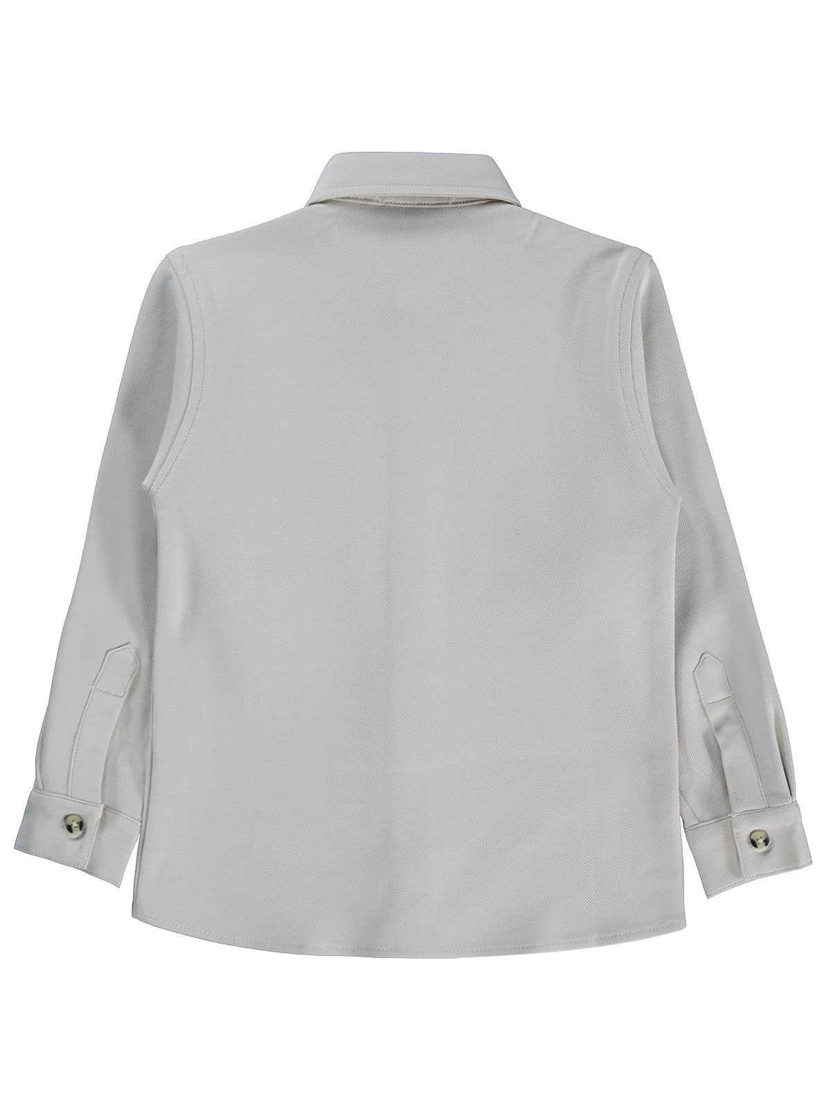 Pierre Cardin Çift Cepli 10-12 Yaş Gömlek - Koyu Taş Rengi
