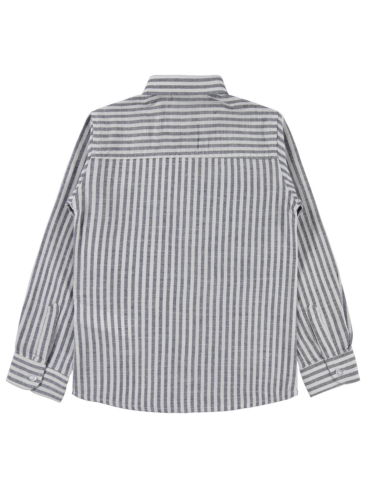 Civil Boys Nakışlı Gömlek 6-9 Yaş Gömlek - Lacivert