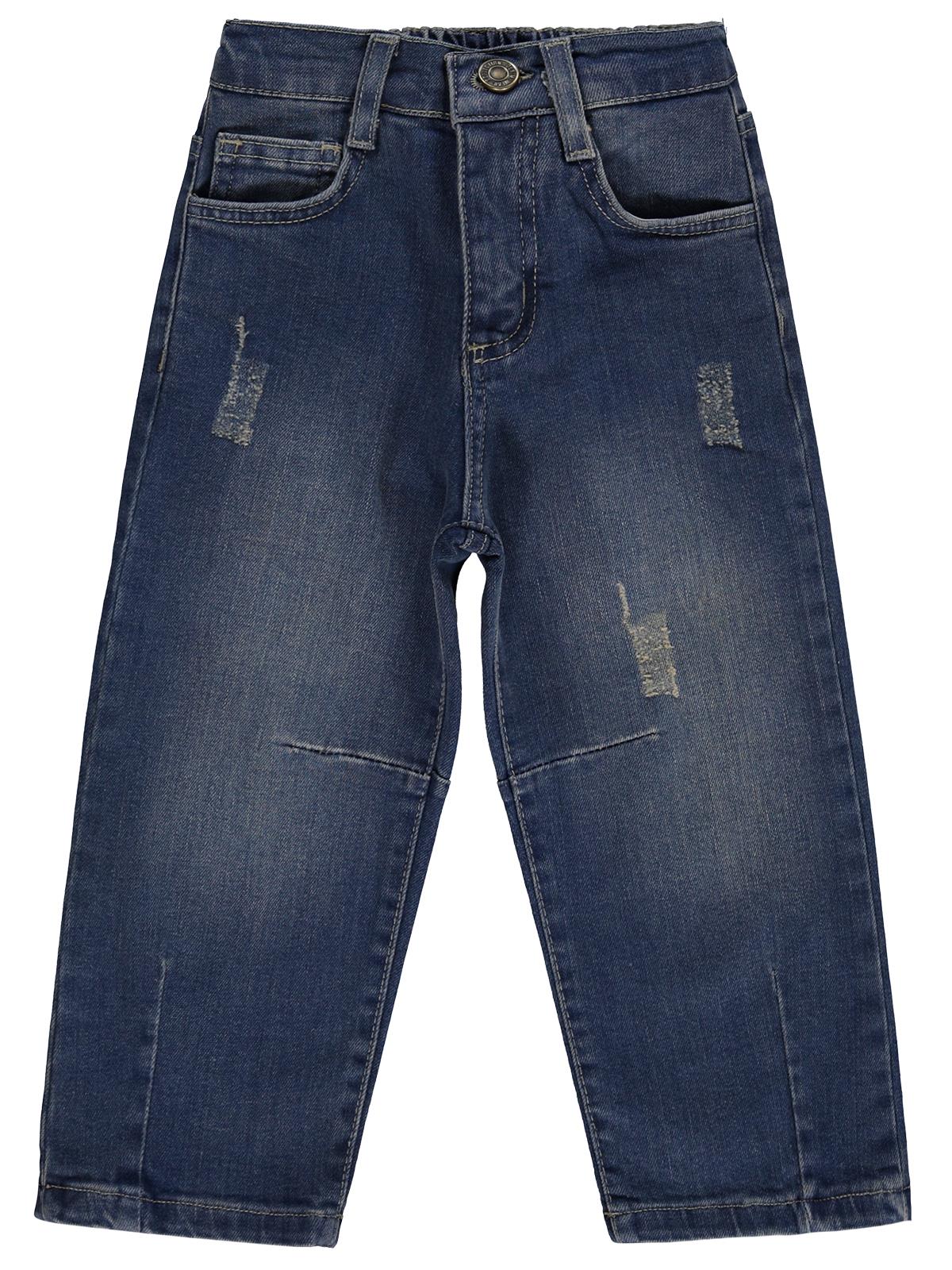 Civil Boys Dizi Pensli 2-5 Yaş Pantolon Kot - Kahverengi