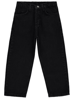 Civil Boys Baggy Kalıp 6-9 Yaş Pantolon Kot - Siyah