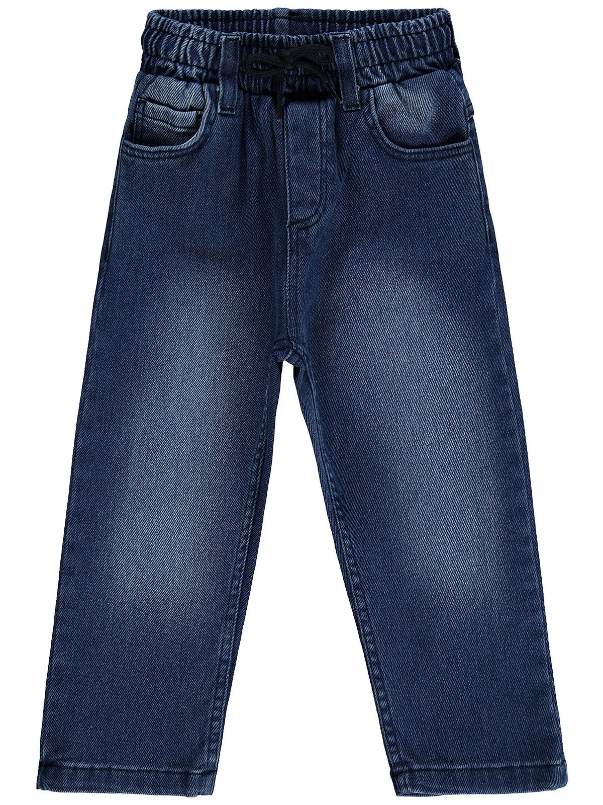 Civil Boys Beli Lastikli Jogger 2-5 Yaş Pantolon Kot - Mavi