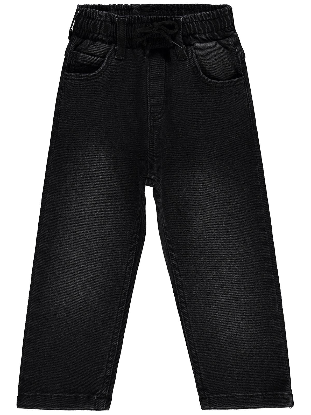 Civil Boys Beli Lastikli Jogger 2-5 Yaş Pantolon Kot - Siyah