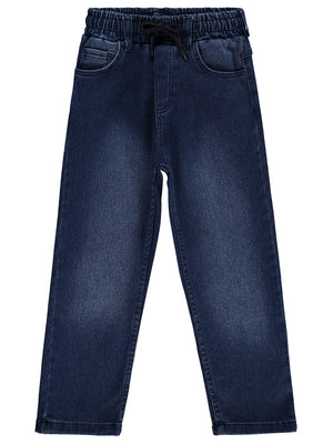 Civil Boys Beli Lastikli Jogger 6-9 Yaş Pantolon Kot - Mavi