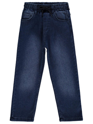 Civil Boys Beli Lastikli Jogger 6-9 Yaş Pantolon Kot - Mavi