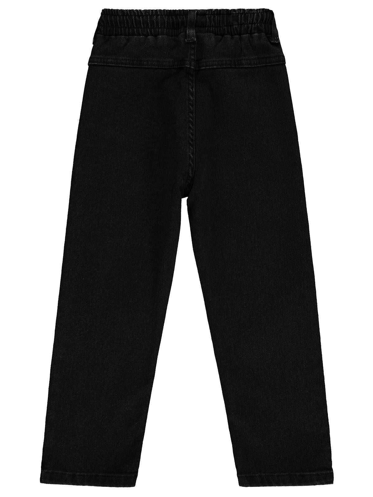 Civil Boys Beli Lastikli Jogger 6-9 Yaş Pantolon Kot - Siyah