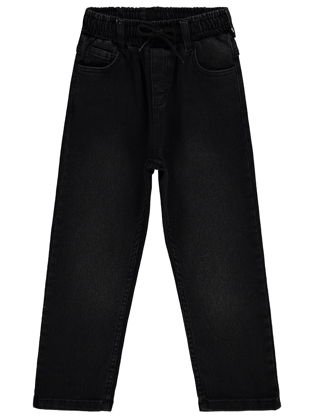 Civil Boys Beli Lastikli Jogger 6-9 Yaş Pantolon Kot - Siyah