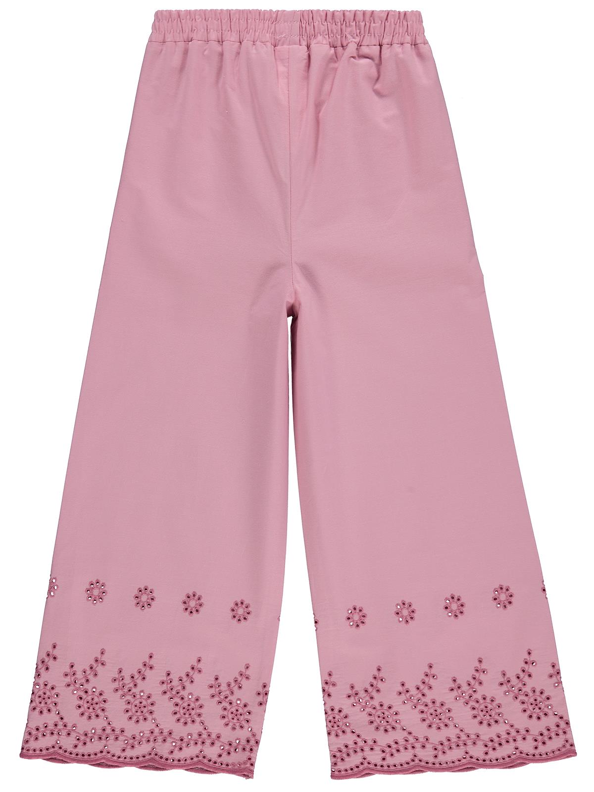 Civil Girls Kız Çocuk Beli Kemerli 6-9 Yaş Pantolon - Pembe
