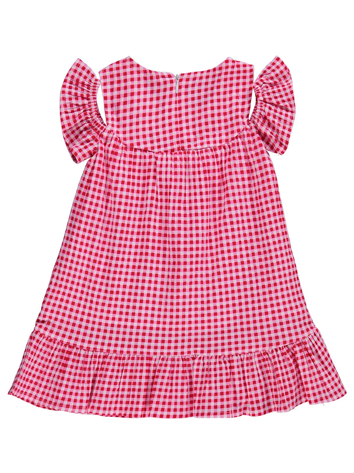 Civil Girls Pötikare 2-5 Yaş Elbise - Kırmızı
