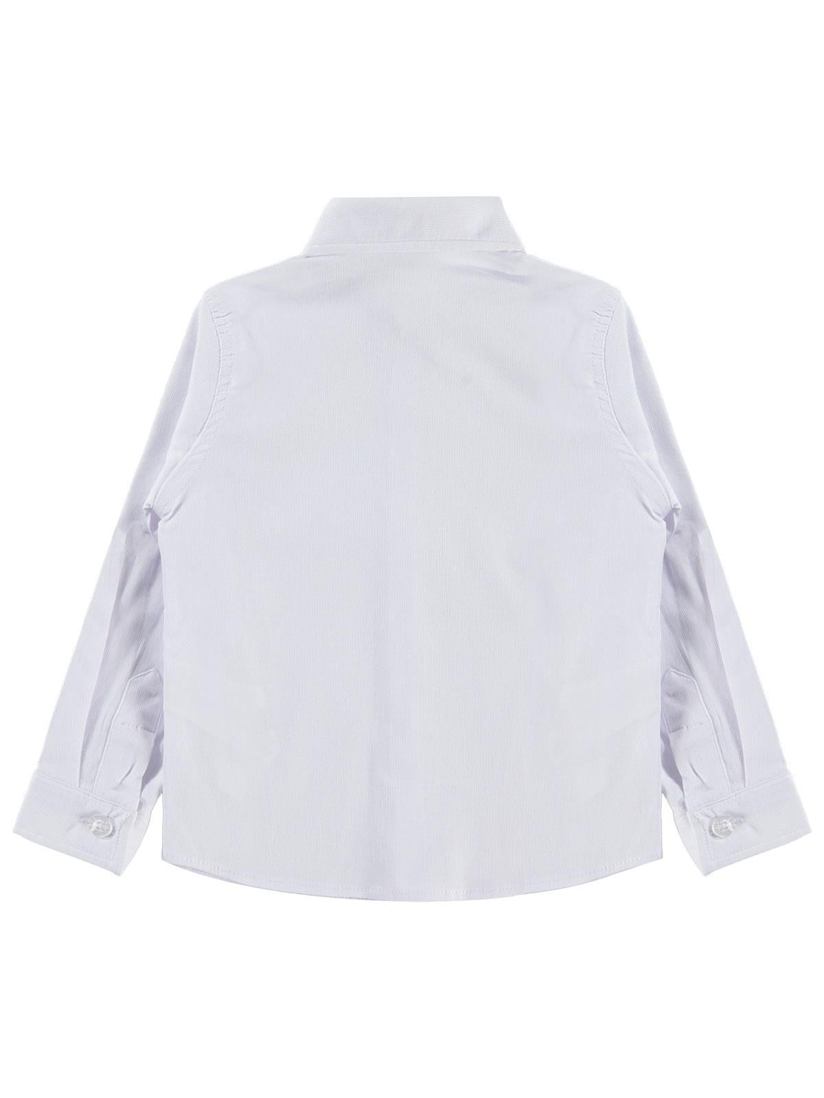 Civil Boys Yelken Nakışlı 10-13 Yaş Gömlek - Beyaz