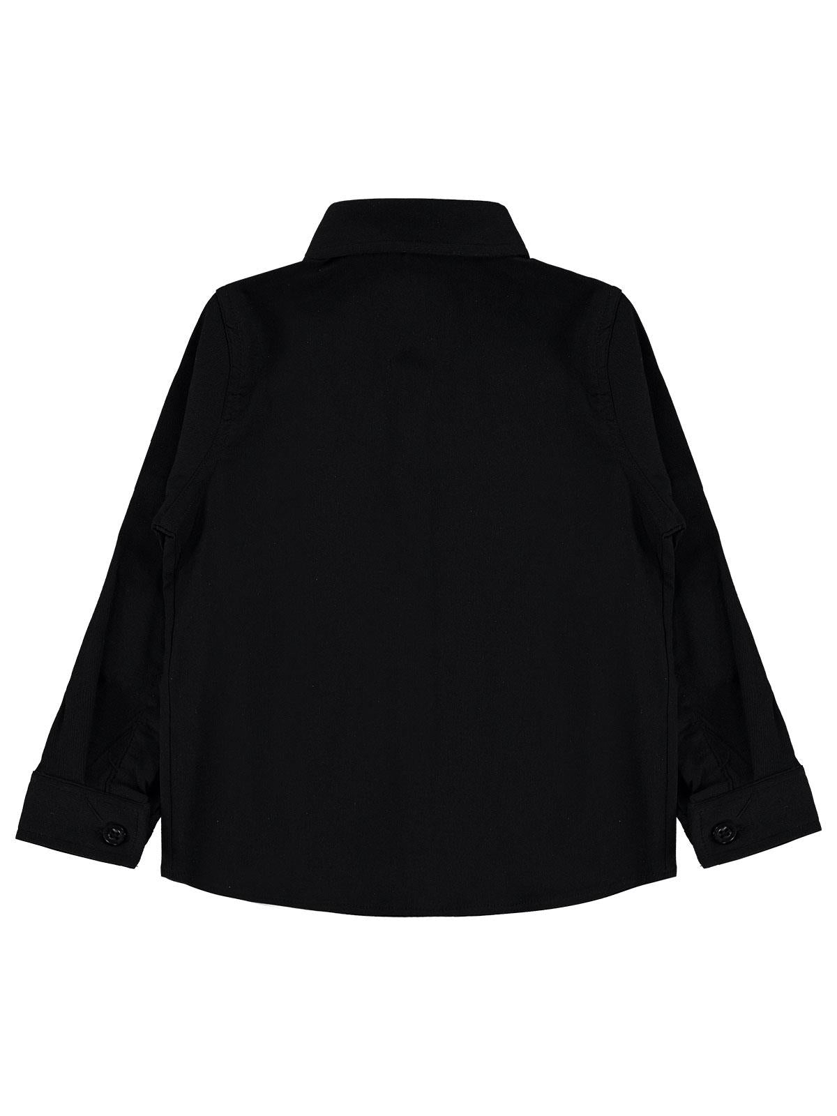 Civil Boys Yelken Nakışlı 10-13 Yaş Gömlek - Siyah