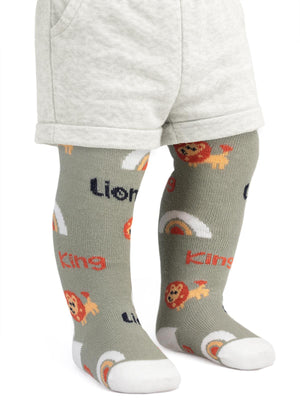 Civil Baby King 6-18 Ay Bebek Erkek Külotlu Çorap - Yeşil