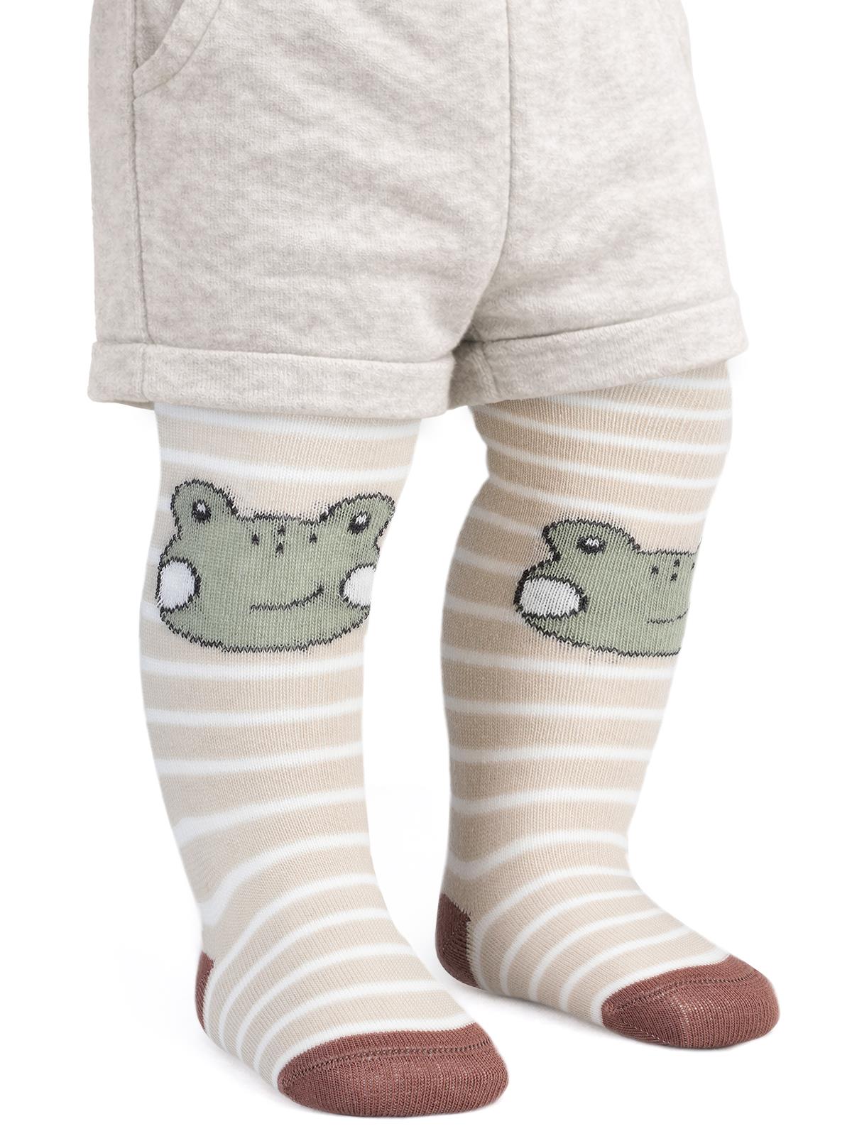 Civil Baby Frog 6-18 Ay Bebek Erkek Külotlu Çorap - Yeşil