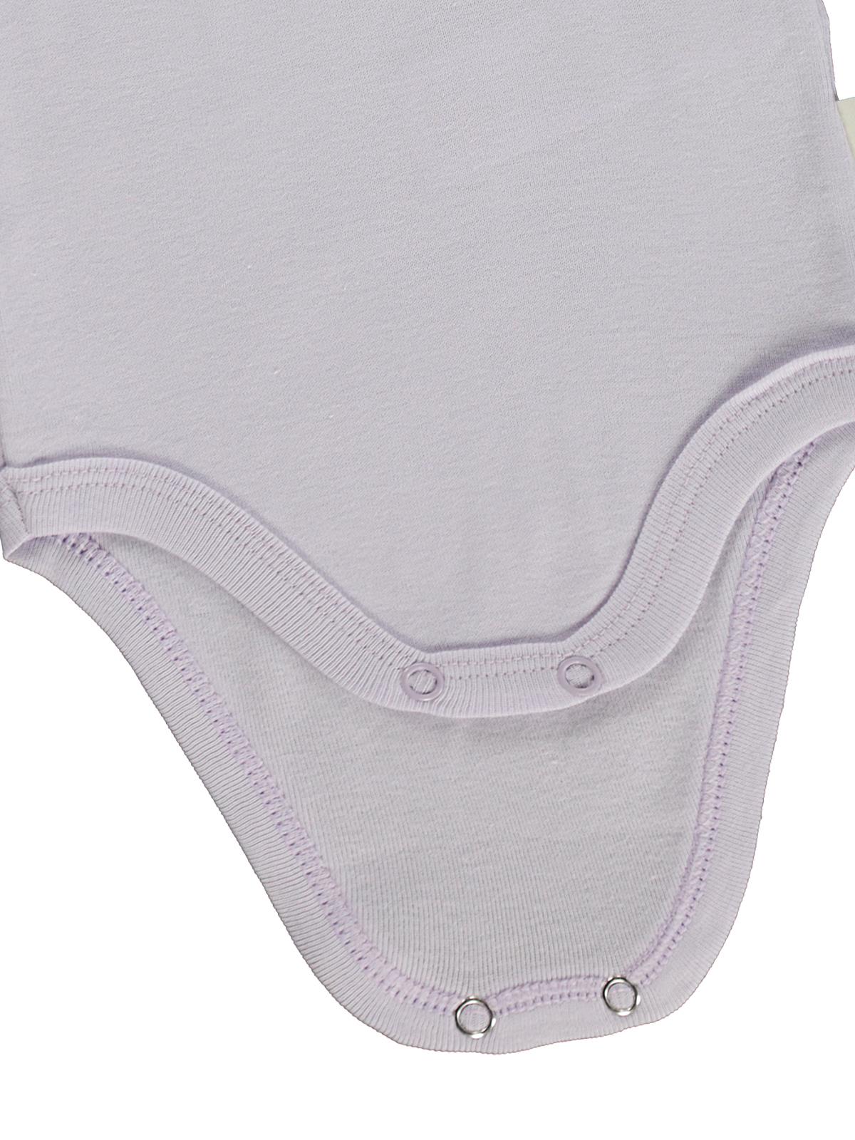 Civil Baby Unicorn Baskılı 0-3 Yaş Çıtçıtlı Badi - Lila