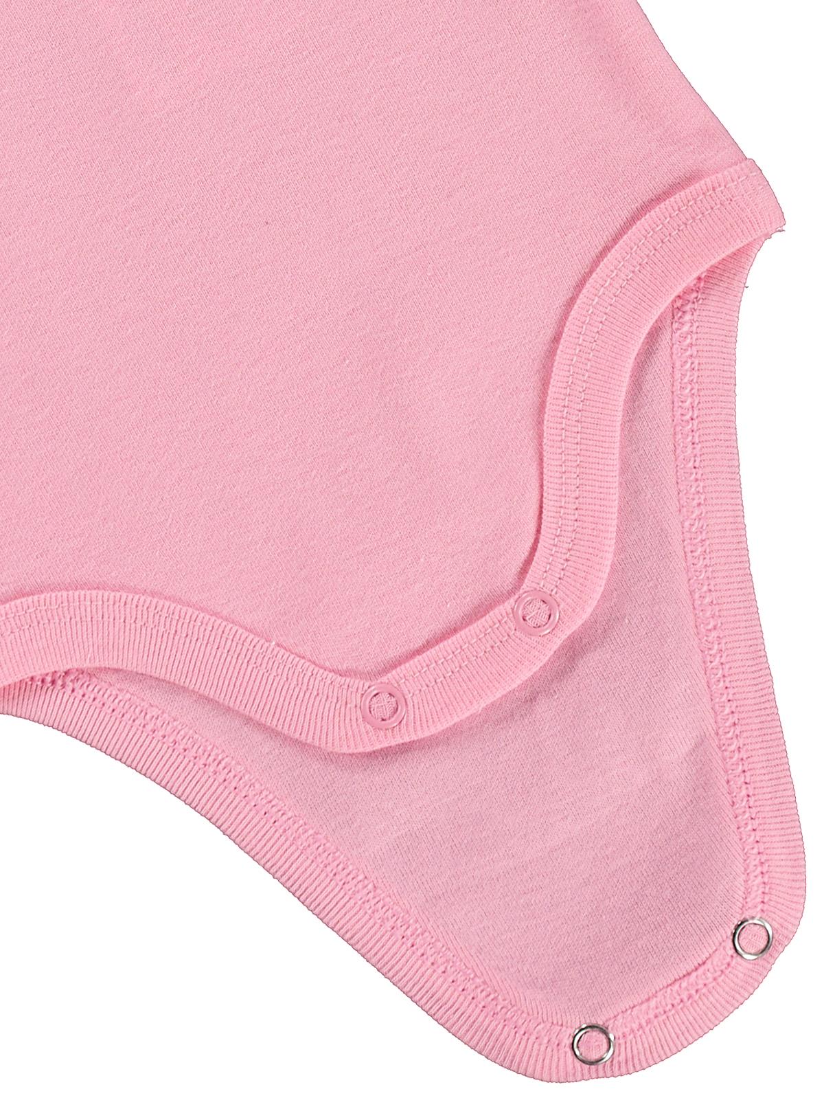 Civil Baby Unicorn Baskılı 0-3 Yaş Çıtçıtlı Badi - Pembe