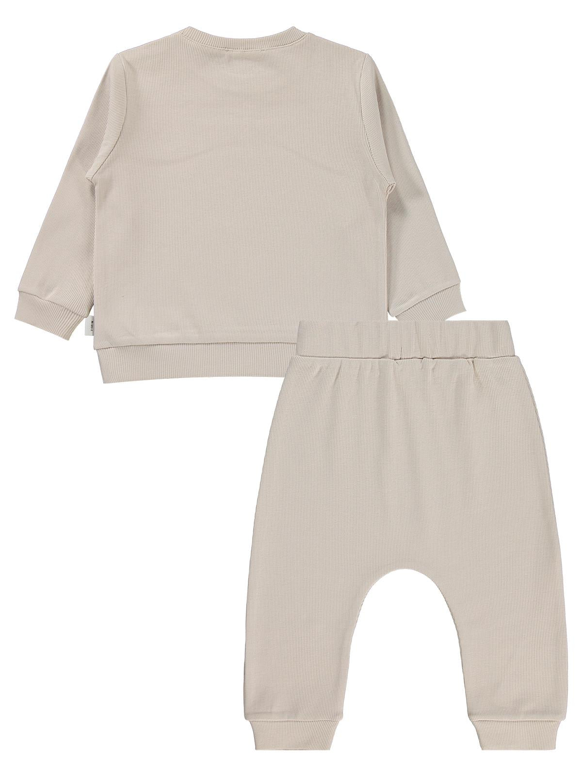 Civil Baby Bereli 3'lü 6-18 Ay Takım - Bej