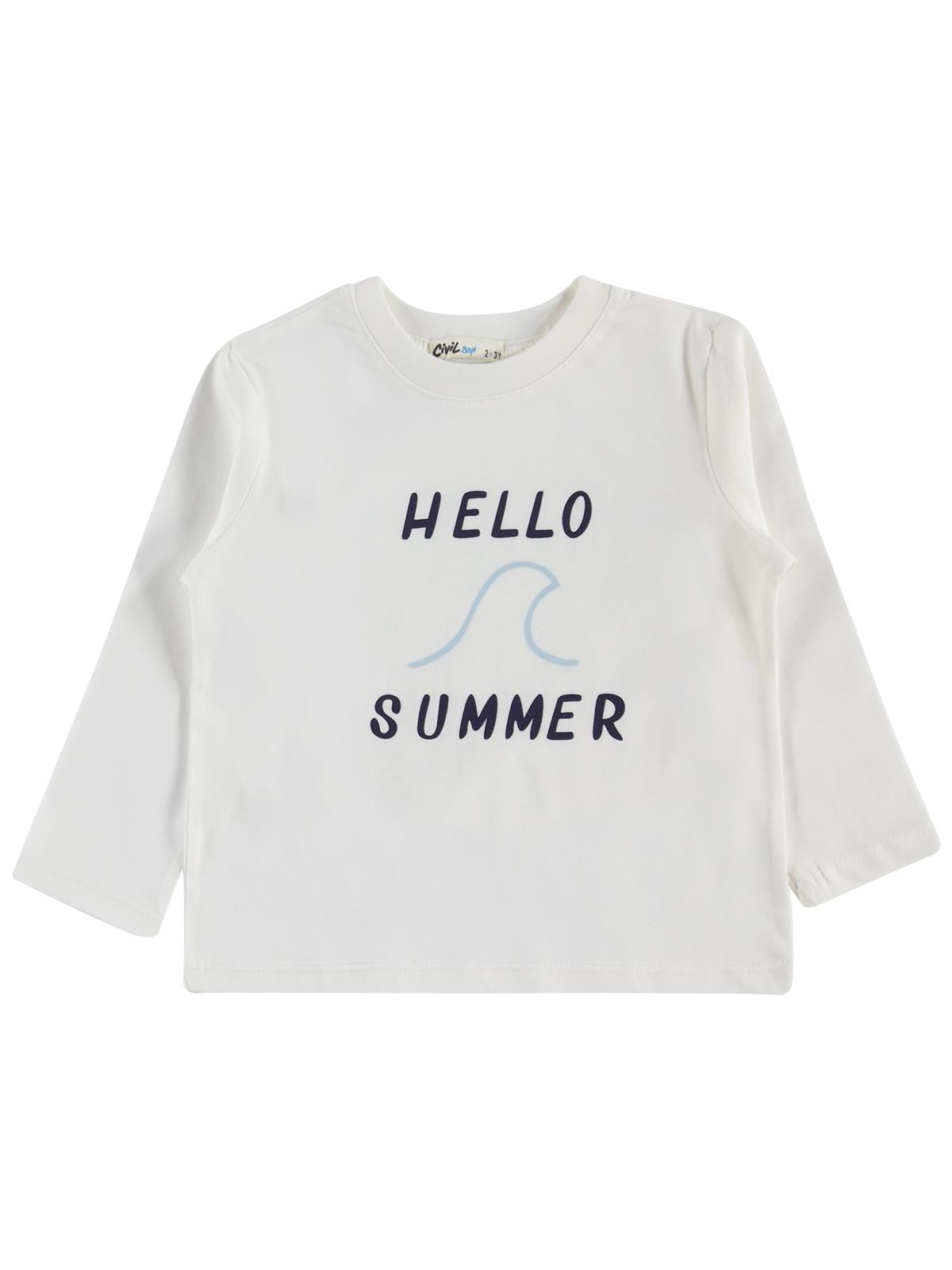 Civil Boys Kot Pantolonlu 3'lü 2-5 Yaş Takım - Lacivert