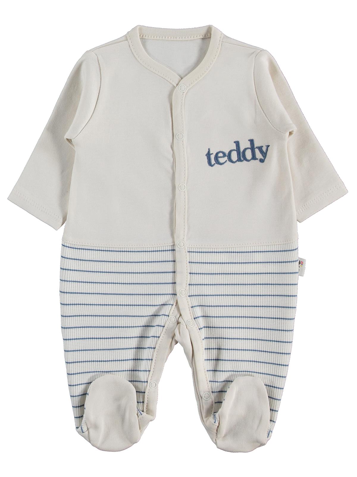 Civil Baby Teddy 6'lı 0-24 Ay Zıbın Takımları - Mavi